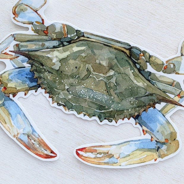 Blue Crab Sticker