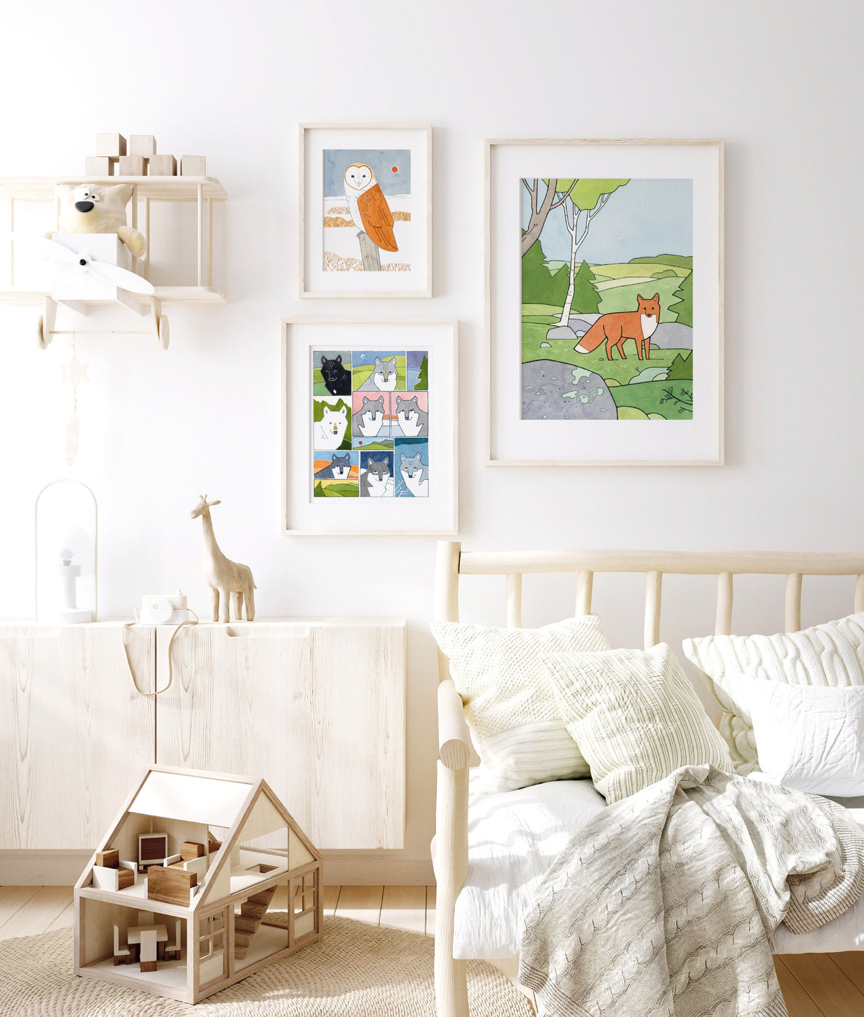Wolf Pack Art Print