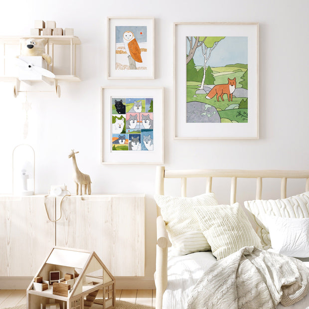 Red Fox Print