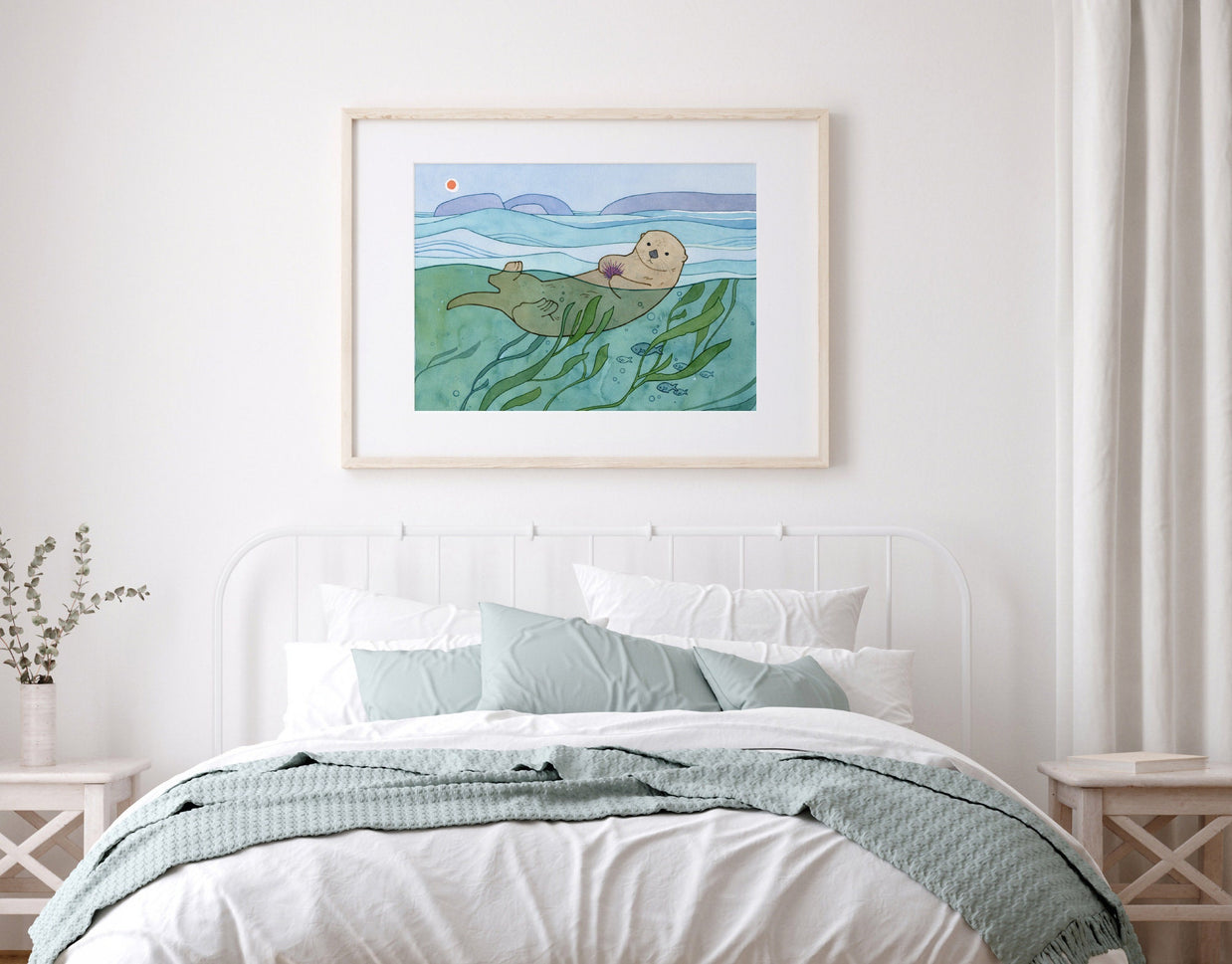 Sea Otter & Kelp Print