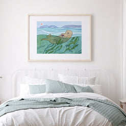 Sea Otter & Kelp Print
