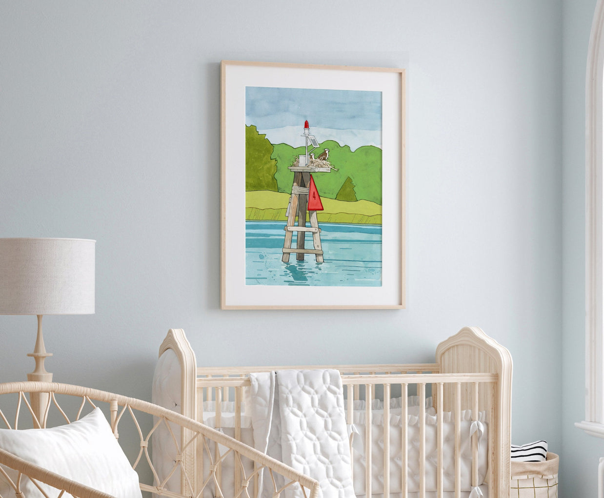 Osprey Nest Channel Marker Print