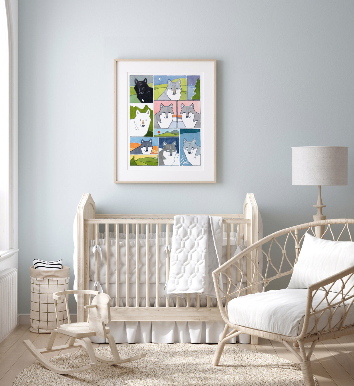 Wolf Pack Art Print