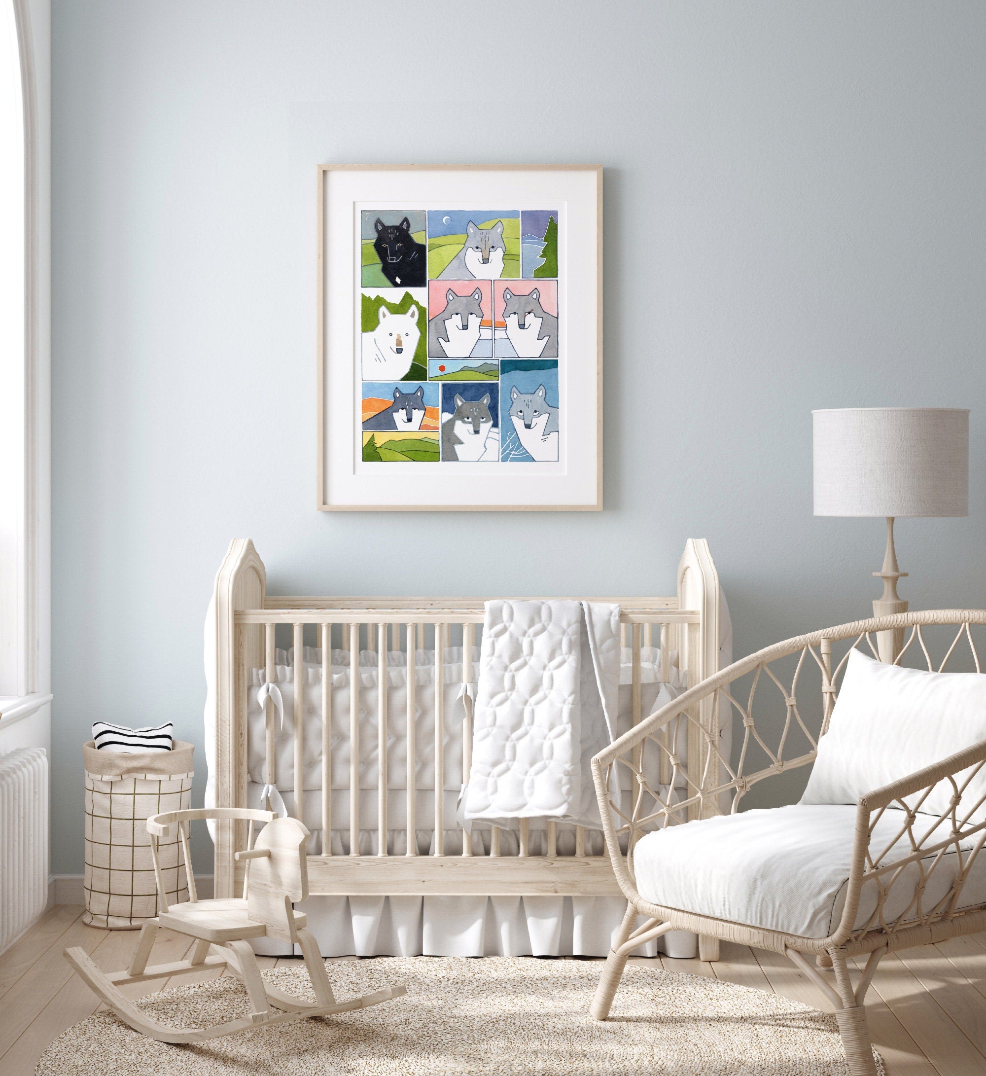 Wolf Pack Art Print