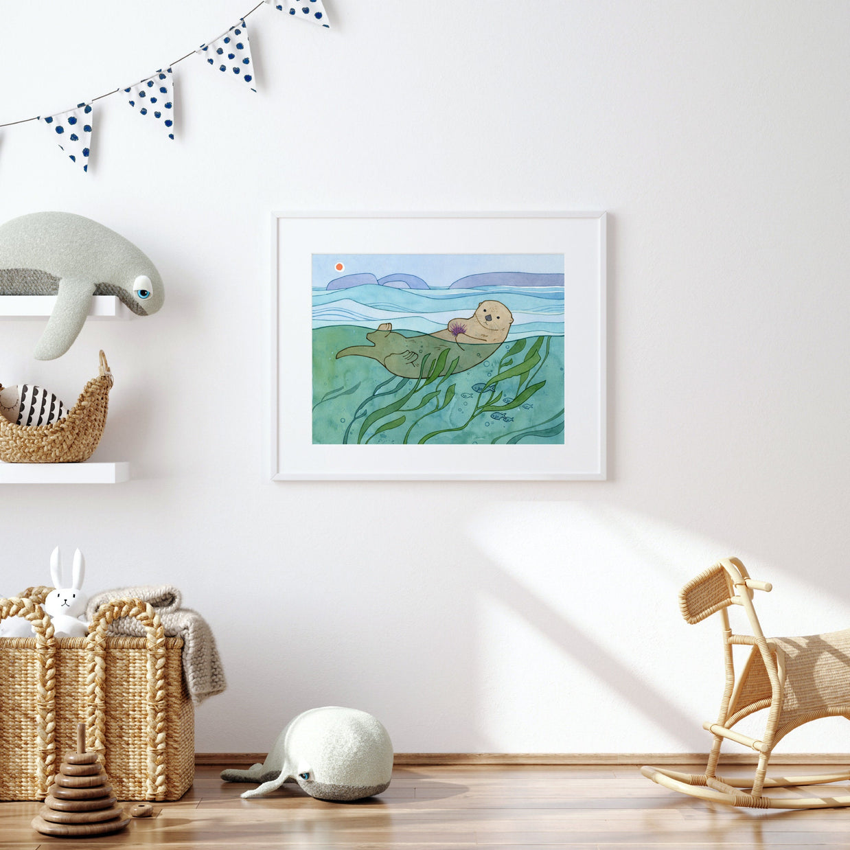 Sea Otter & Kelp Print