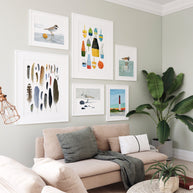 Feather Chart Print