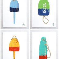Lobster Buoy Print Set