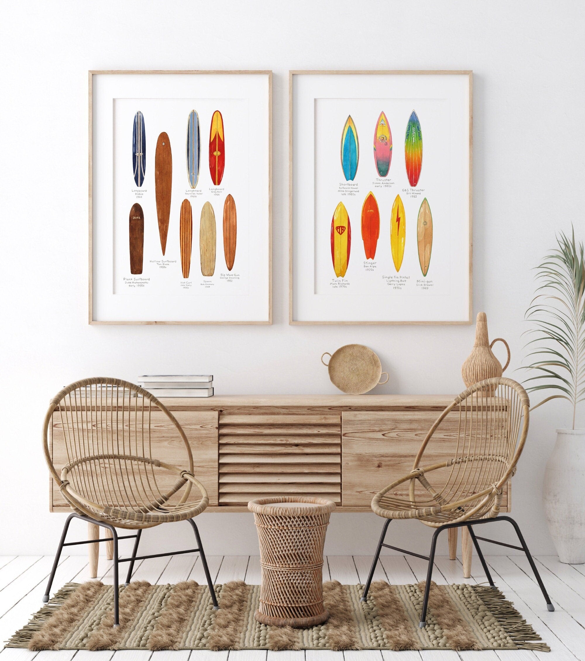 Surfboards Print Set