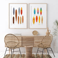 Surfboards Print Set