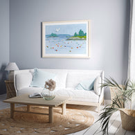 Maine Lobster Buoy Seascape Print