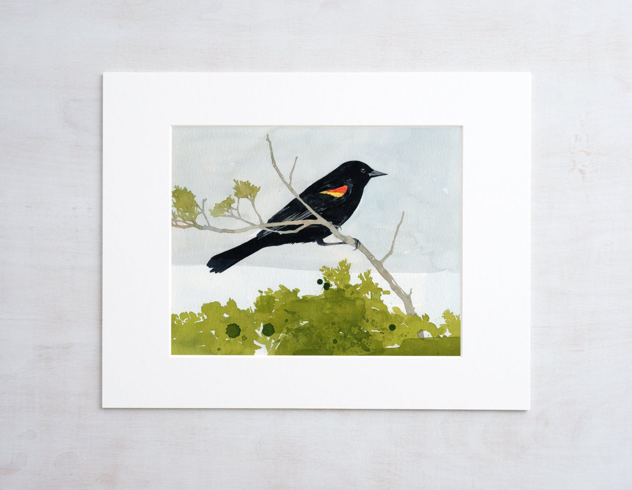 Red-Winged Blackbird Print
