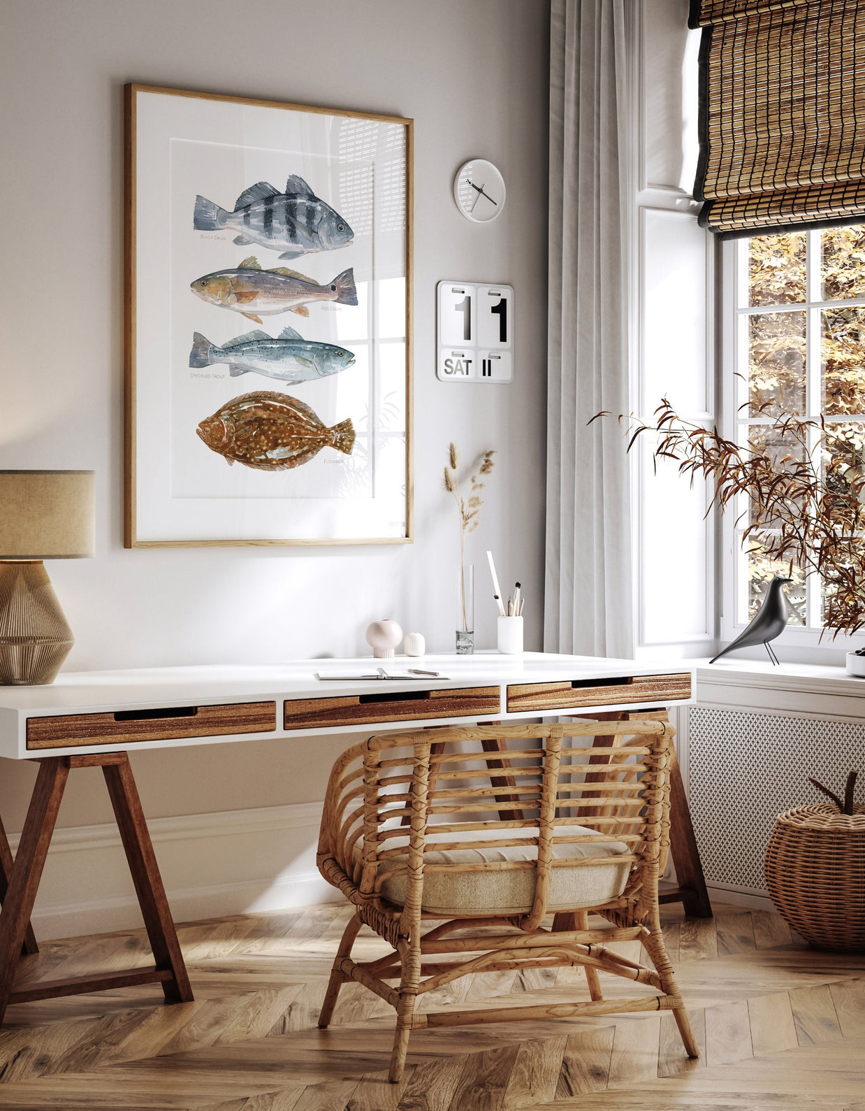 Inshore Saltwater Fish Teir Print