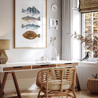 Inshore Saltwater Fish Teir Print