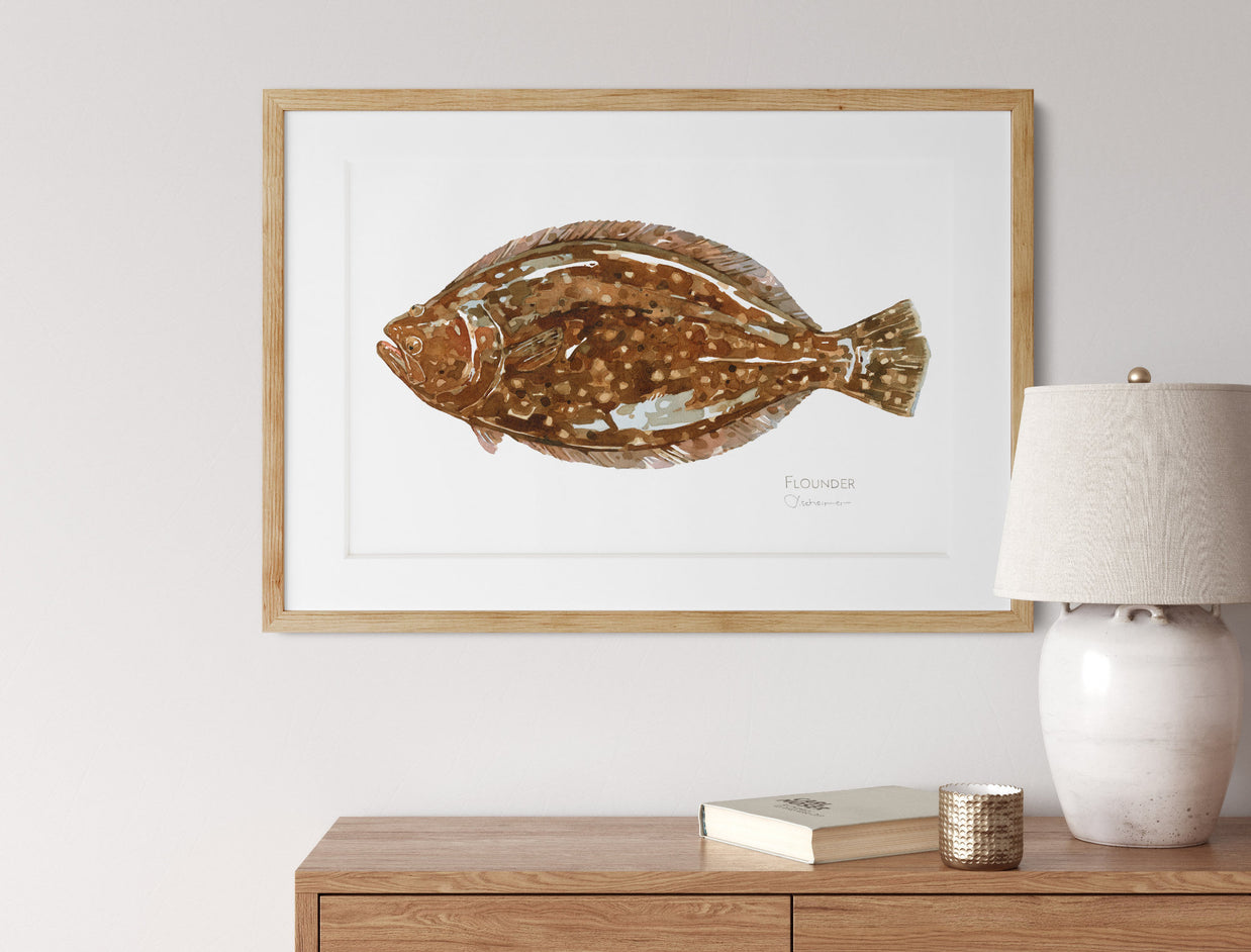 Flounder Print