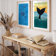 Spotted Eagle Rays Print