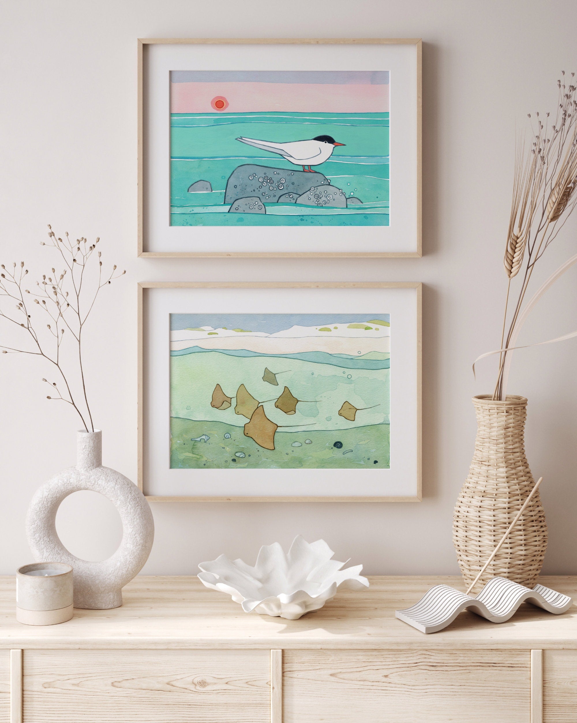 Cownose Stingray Print