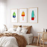 Lobster Buoy Print Set