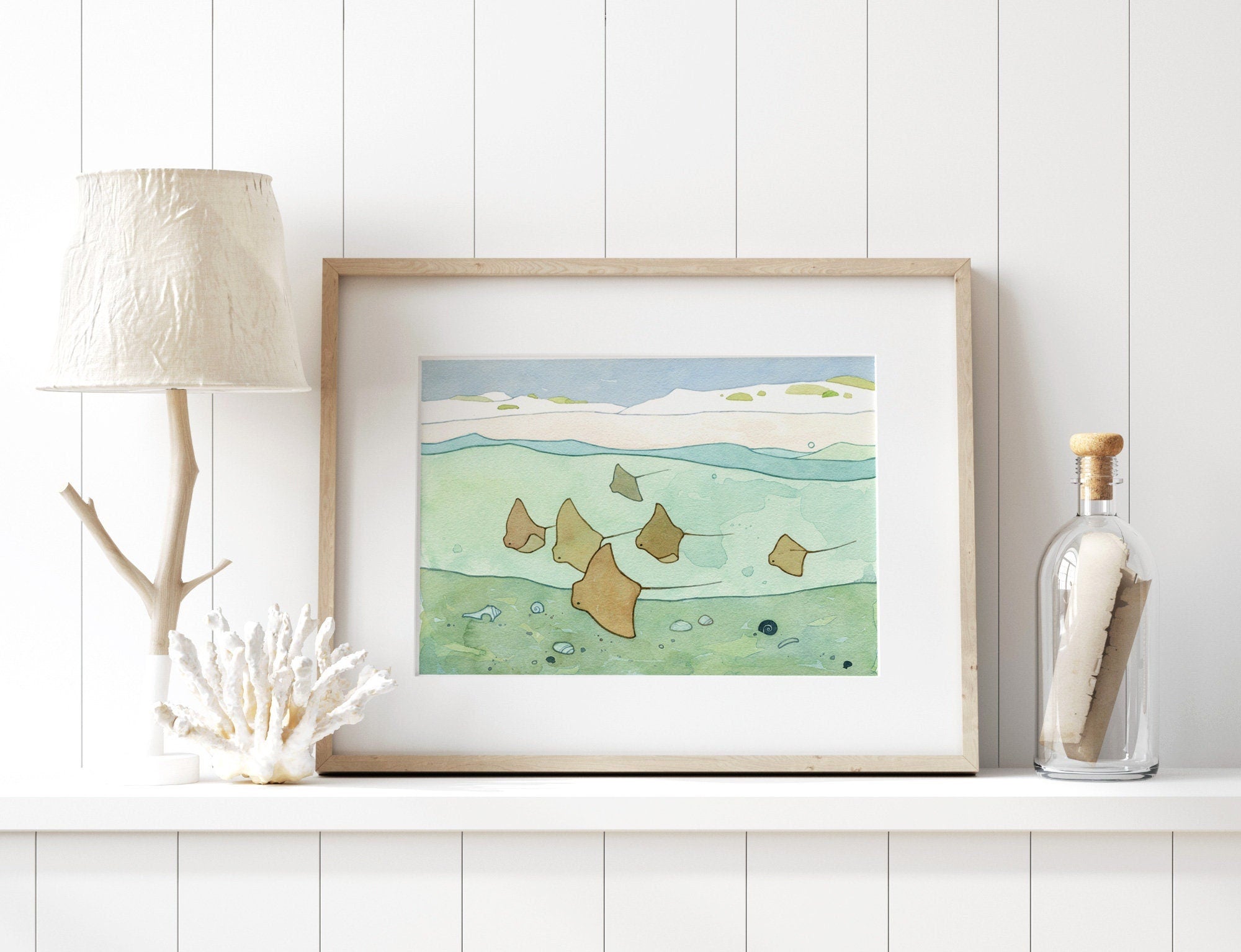 Cownose Stingray Print