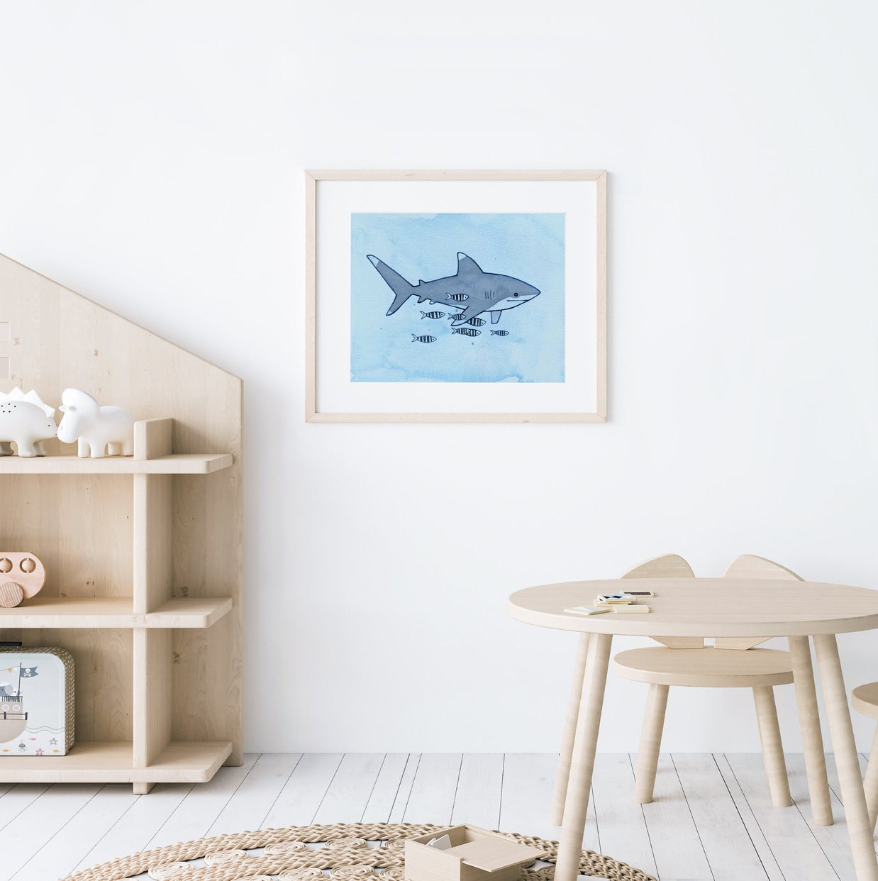 Whitetip Shark Print