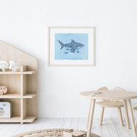Whitetip Shark Print