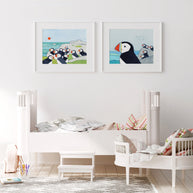 Puffin Colony Coastal Print