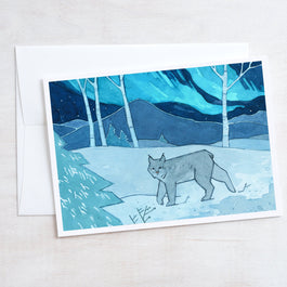 Northern Lights Animal Card Set II