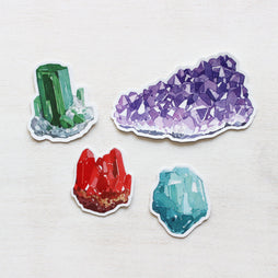 Emerald Sticker Green Crystal May Birthstone Sticker