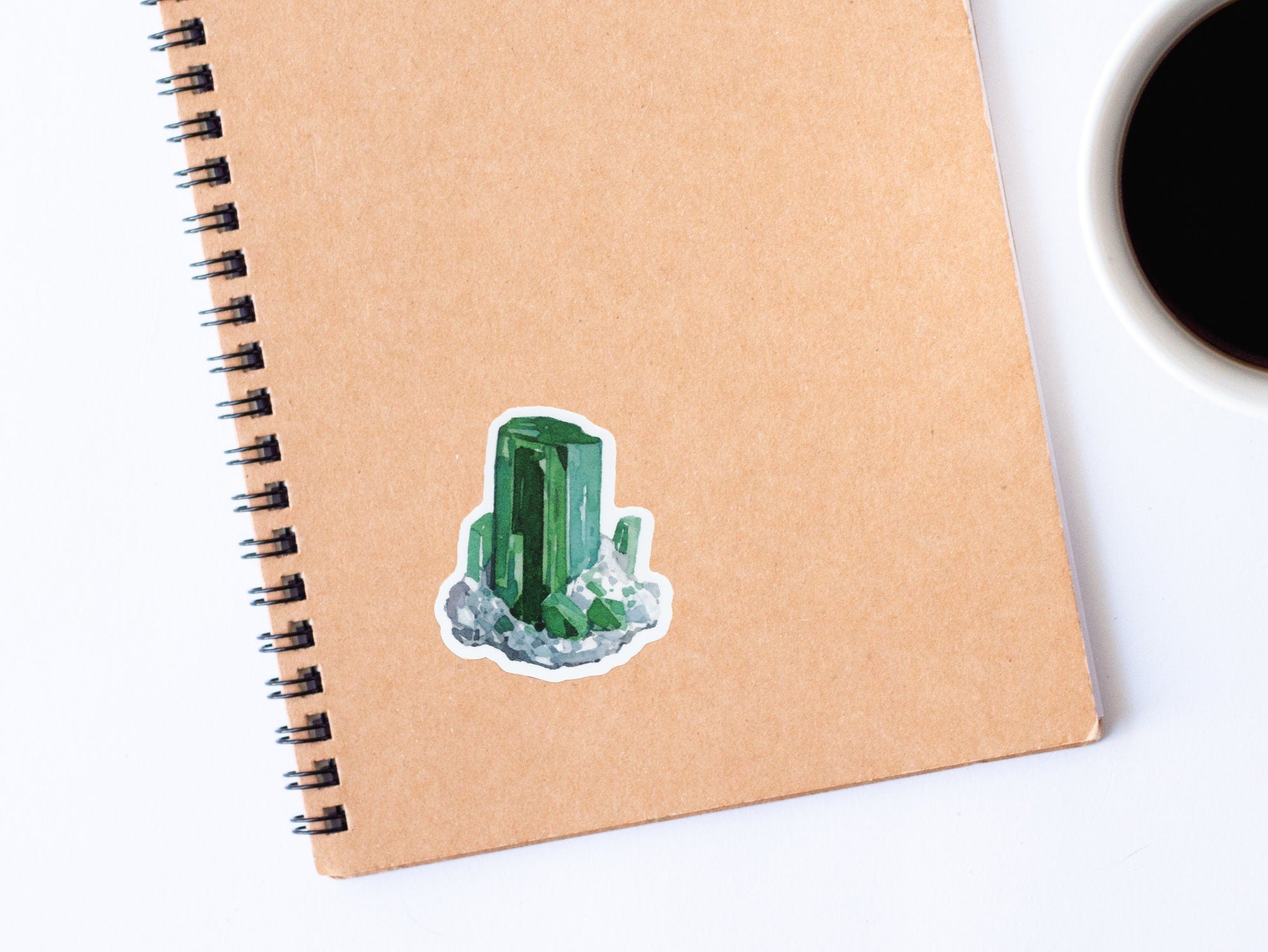 Emerald Sticker Green Crystal May Birthstone Sticker