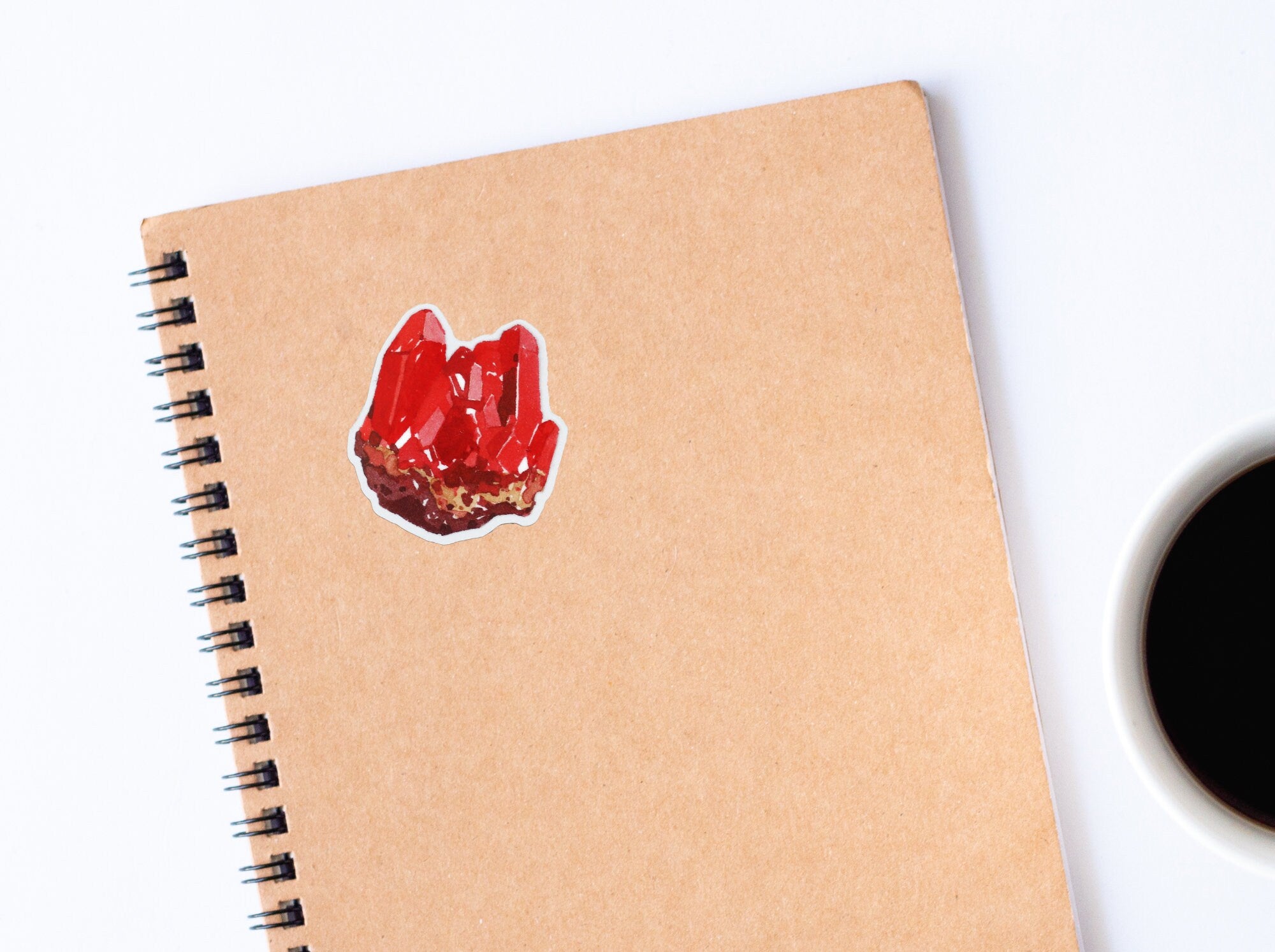 Ruby Crystal Sticker