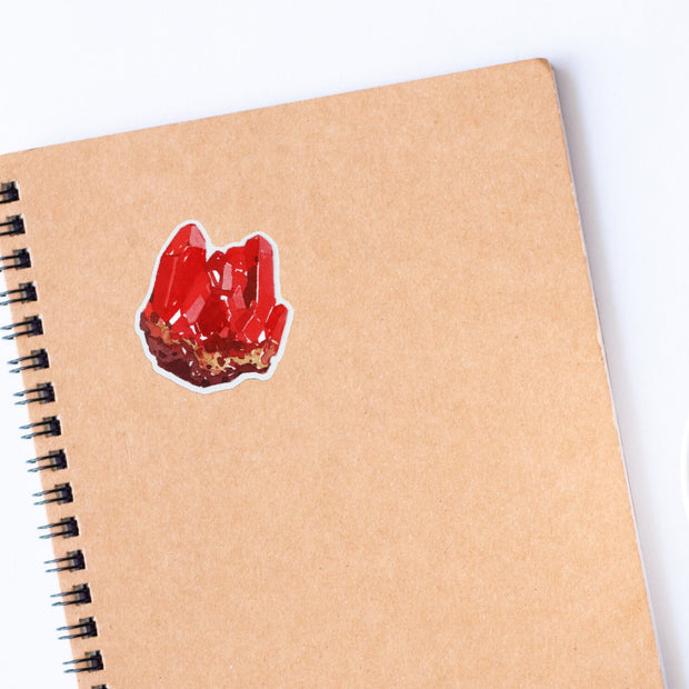 Ruby Crystal Sticker