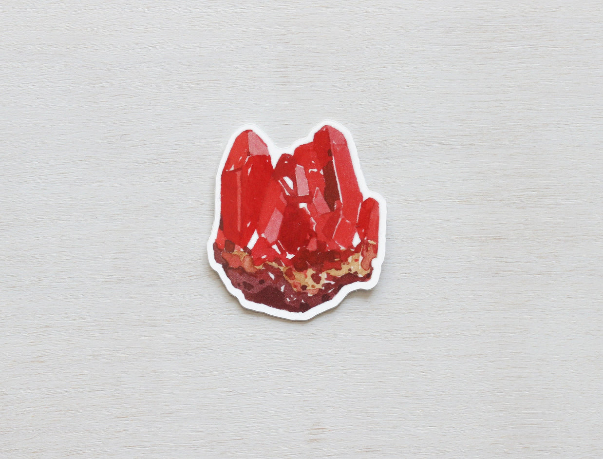 Ruby Crystal Sticker