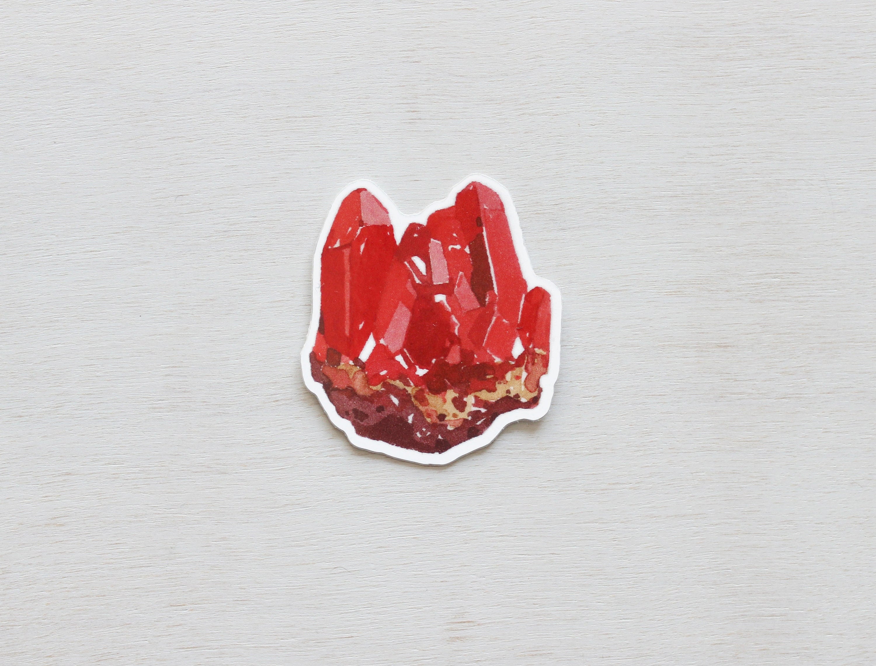 Ruby Crystal Sticker