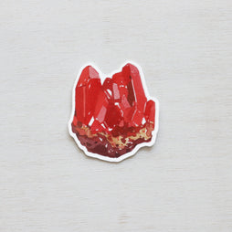Ruby Crystal Sticker