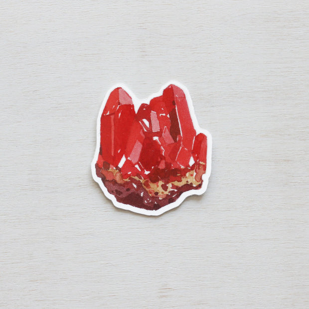 Ruby Crystal Sticker