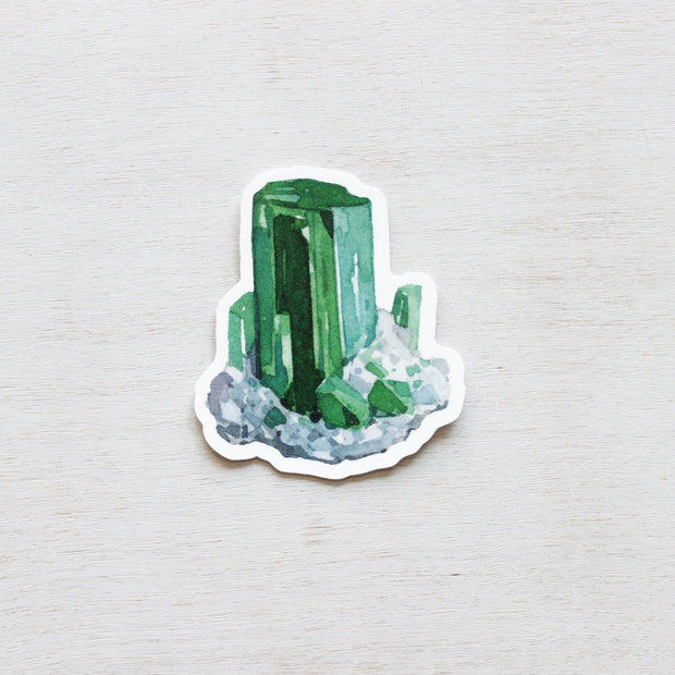 Emerald Sticker Green Crystal May Birthstone Sticker