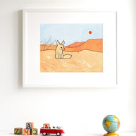 Fennec Fox Art Print