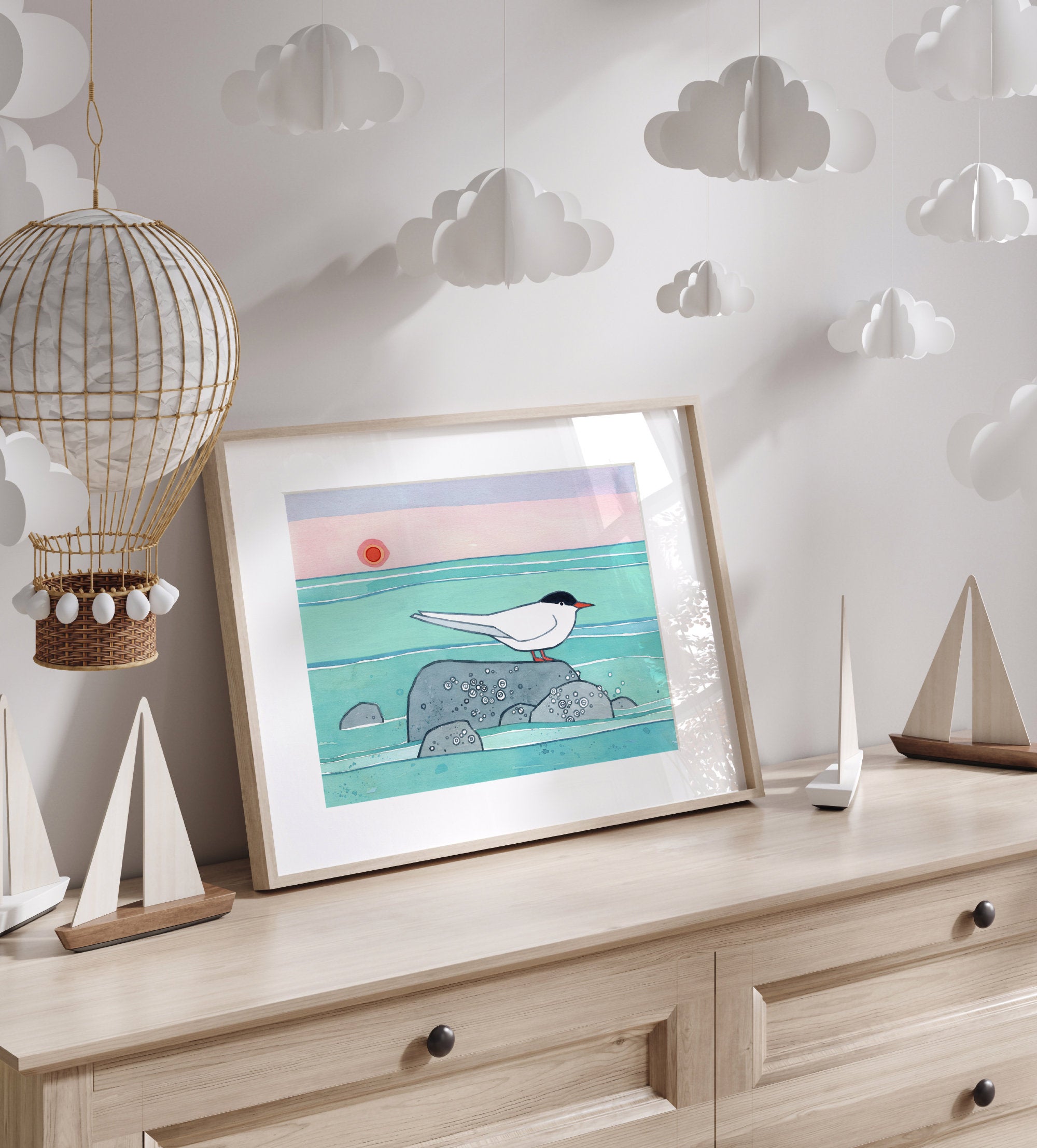 Tern Coastal Beach Print
