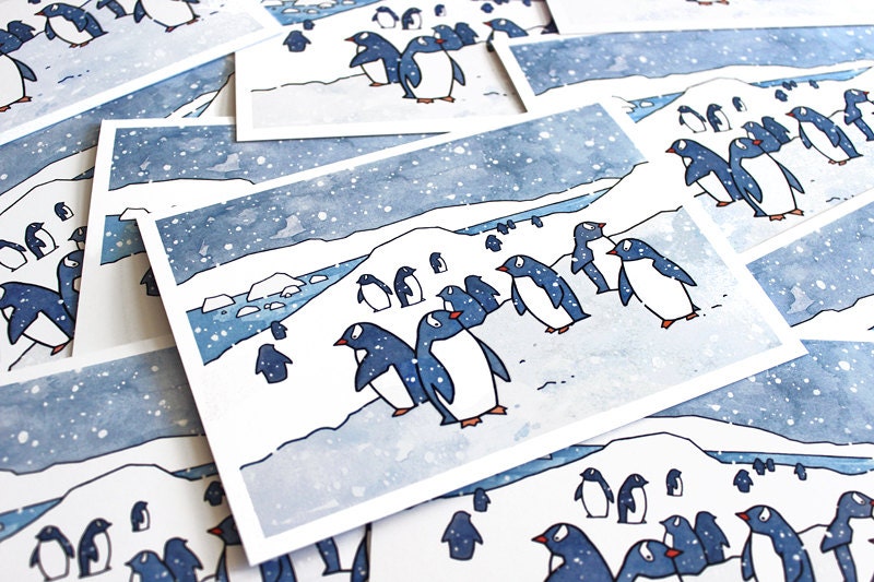 Gentoo Penguin Card Set