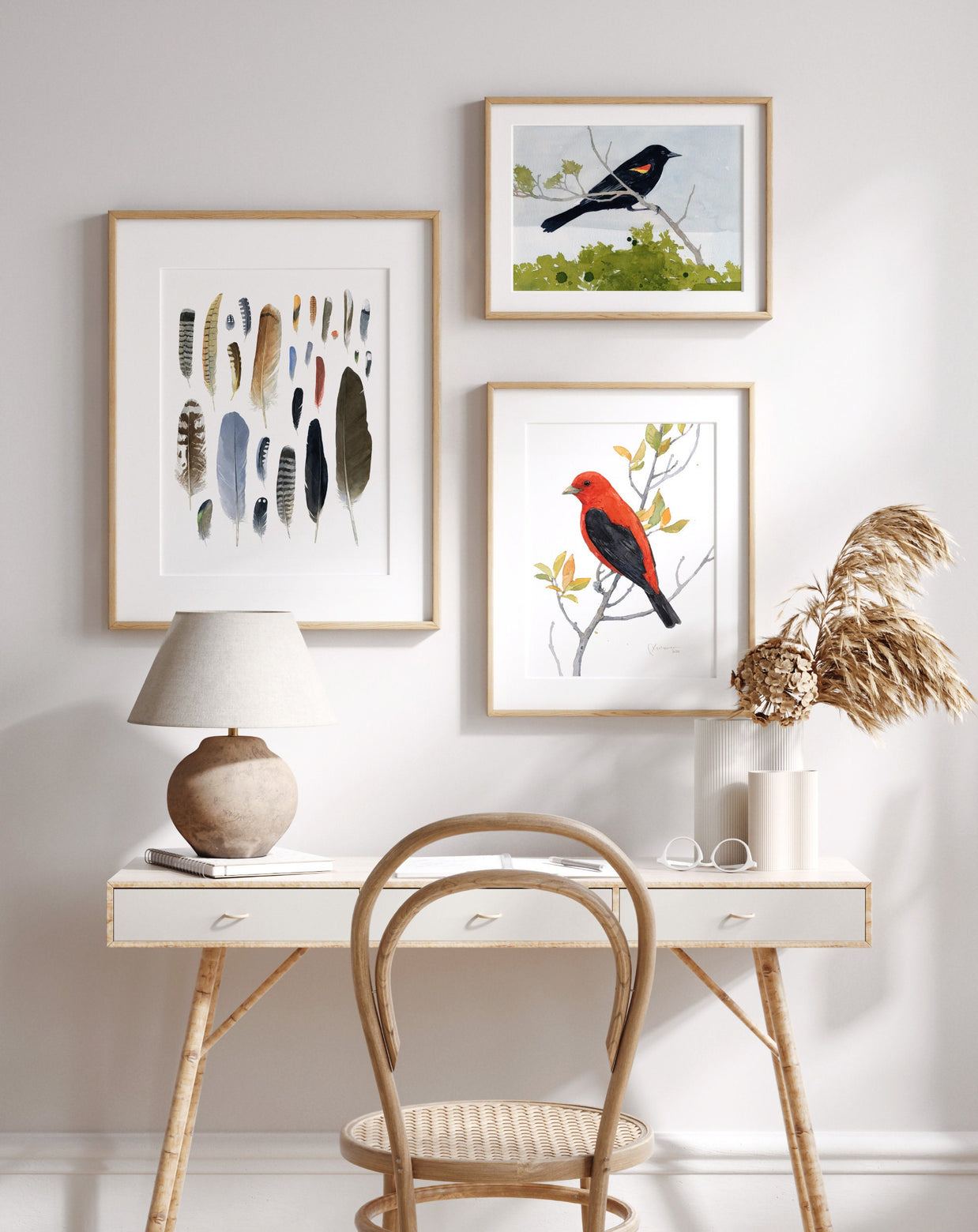 Scarlet Tanager Bird Print