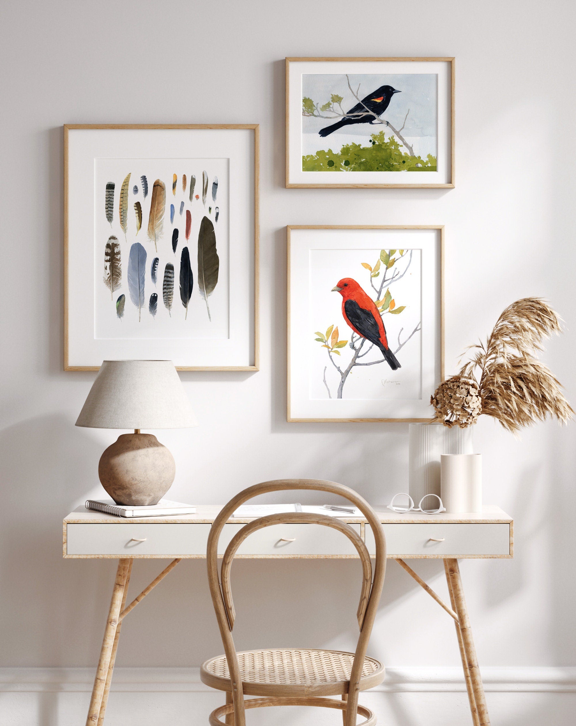 Scarlet Tanager Bird Print