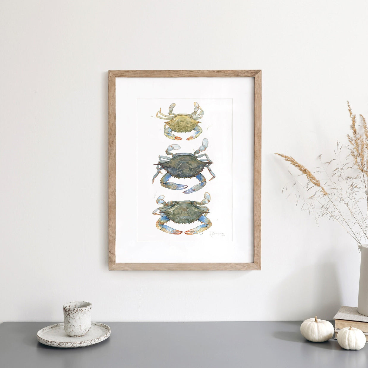Blue Crab Teir Print