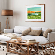 Saltmarsh Sunset Landscape Print