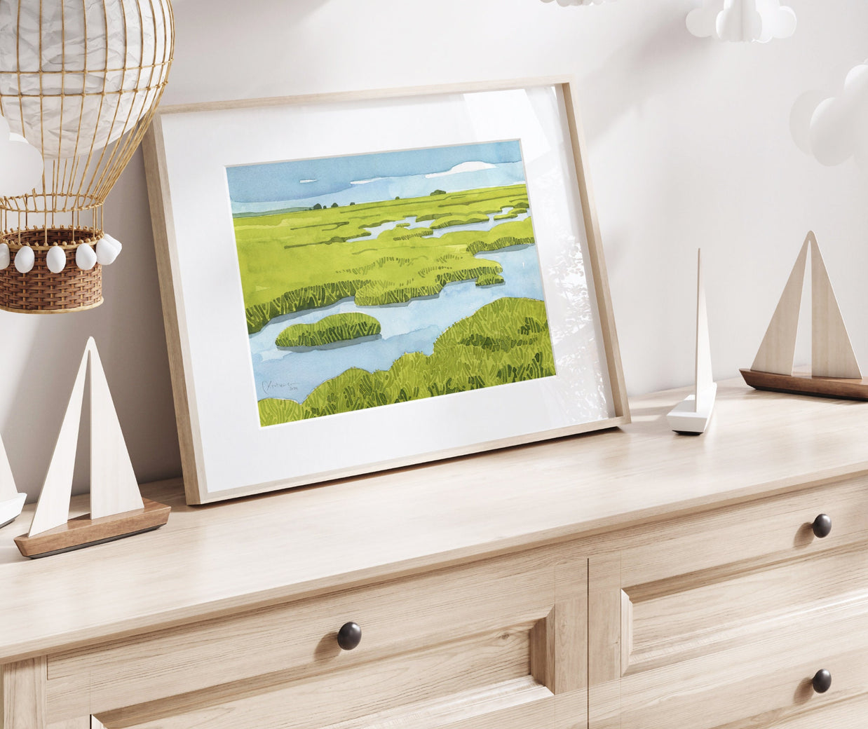 Salt Marsh Landscape Print