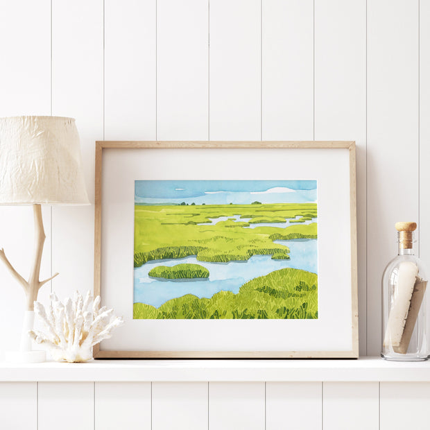 Salt Marsh Landscape Print