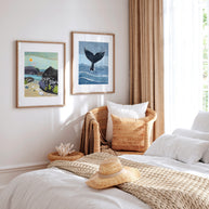Jetty Beach Art Print Coastal Ocean Wall Art