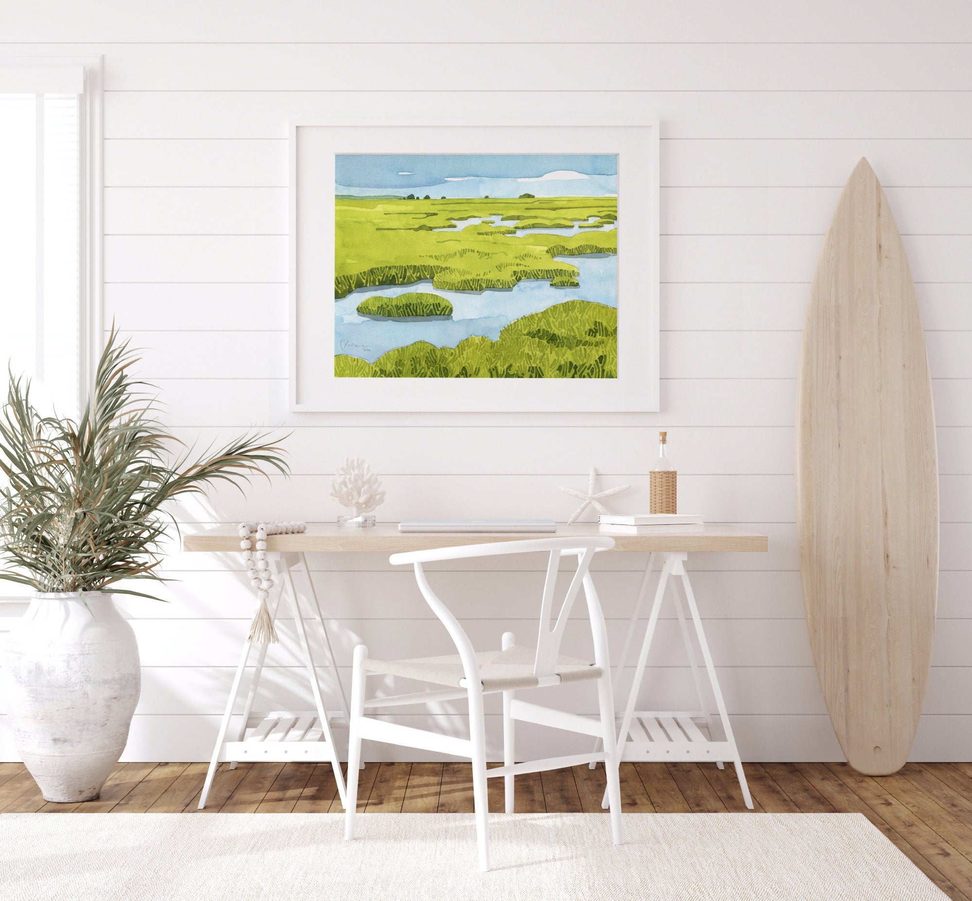 Salt Marsh Landscape Print