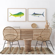 Blue Marlin Print