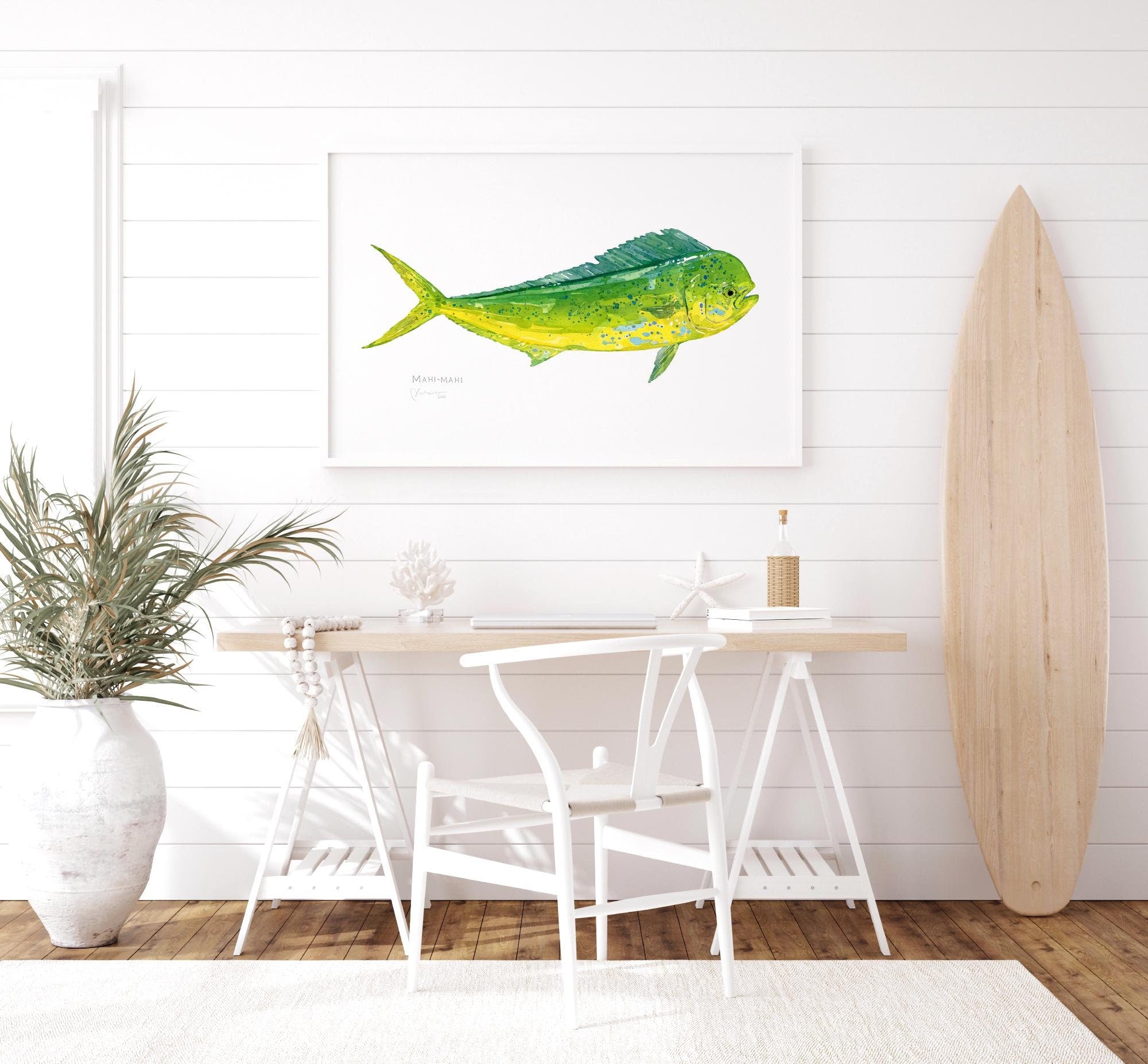 Mahi-Mahi Fish Print