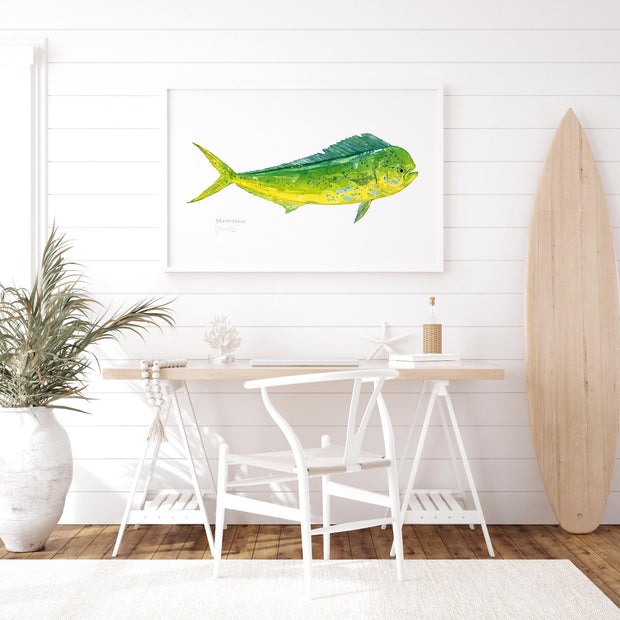 Mahi-Mahi Fish Print