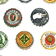 Bottlecaps Alphabet Print